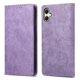 thumbnail image 1 of Funda tipo cartera con bloqueo RFID para Samsung Galaxy A06 Con tapa abatible, portatarjetas, cierre magnético, TPU y soporte Morado, 1 of 6