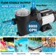 thumbnail image 3 of Bomba para piscina Leomru 2.5 HP 110 V, velocidad única, 8880 GPH, 3 of 9