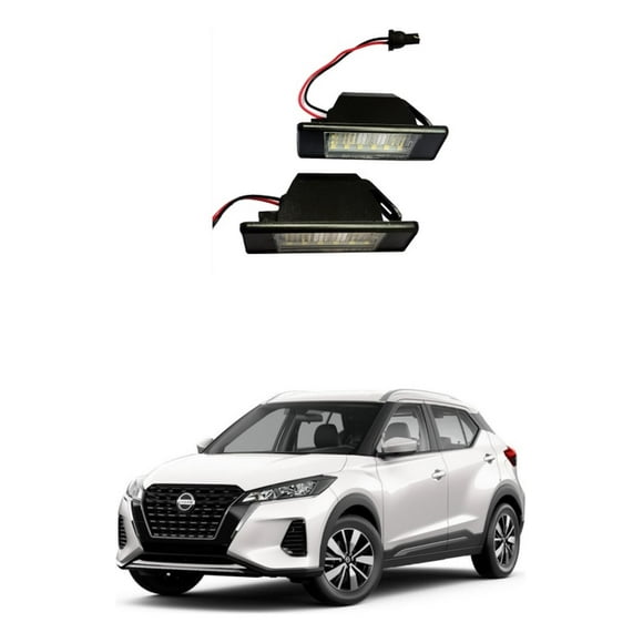 Luz de Matricula Led PPU Nissan Kicks 2017 - 2024 Plug And Play
