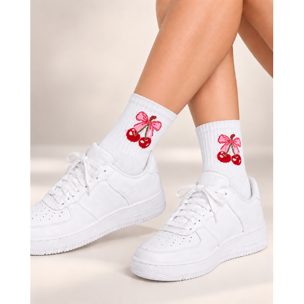 Calcetines Deportivos Unisex Cerezas