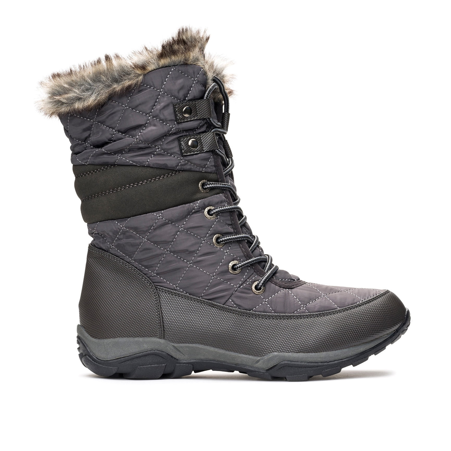 Chancleta - Bota Mujer Gris Ashima