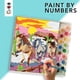 thumbnail image 2 of Kit Paint by Numbers Bright Stripes para niños con marco (Wild Horses), 2 of 7