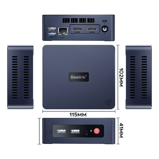Mini Pc Beelink Mini S 8gb 256gb Win 11 Intel Celeron N5095 | Lider