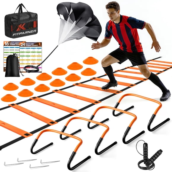 Kit de entrenamiento de agilidad FITPARNER de 6 m para velocidad