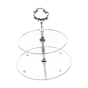 Bothyi - Soportes Para Cupcakes Para Postre, Bandeja Para Servir Bodas Para Fiestas, Escritorio, Hogar, 15 Cm A 20 Cm, 2 Niveles