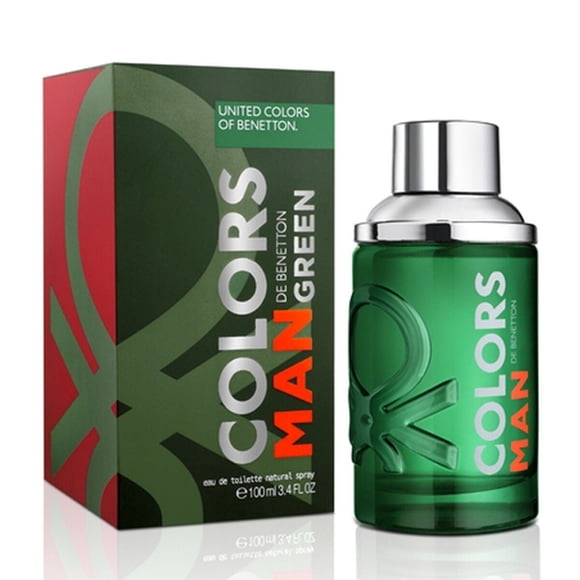 Benetton Color Green EDT 3.4 oz (100 ml) para Hombre