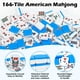thumbnail image 3 of Juego de Mahjong SEHAUSEU American Mahjong de 166 fichas con bolsa, 3 of 9