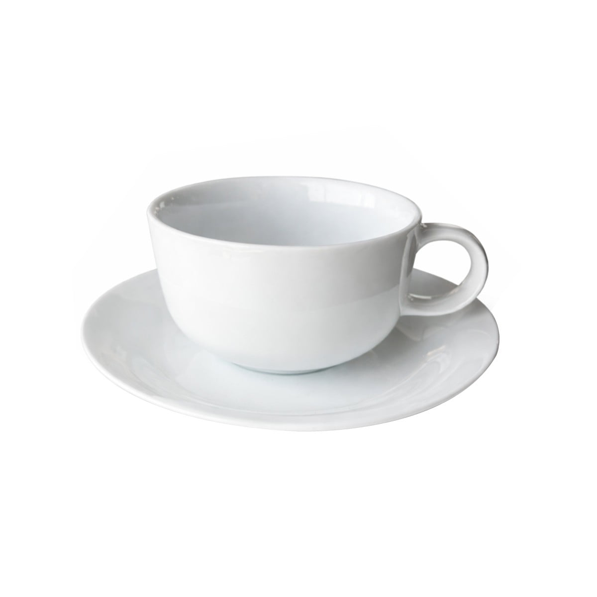 Mova - Set 6 Plato Y Taza Te Porcelana 220 Ml Línea Padua
