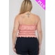 thumbnail image 5 of Top Corto De Tirantes Finos Ajustables Con Volantes En Capas Color Rubor (talla Grande Para Mujer), 5 of 5