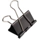thumbnail image 1 of 10 clips plegables de 51 mm para papel, color negro, 1 of 5