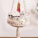 thumbnail image 2 of Hammock de gato con cojín, colgante cubierto Boho Kitten Swing Cams para jugar Dormir Escalada y descanso (plano de doble círculo inferior) Excluyendo el cojín, 2 of 3