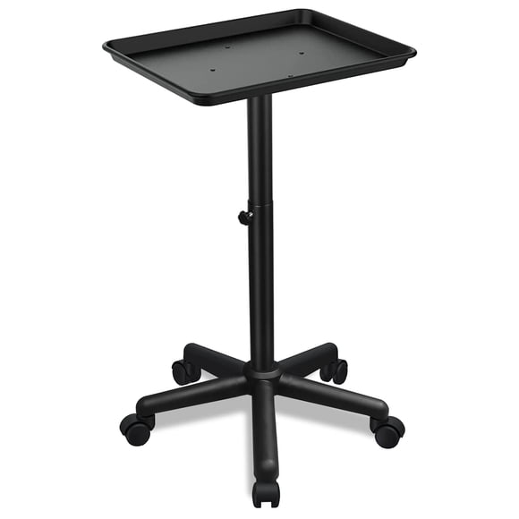 Bandeja de salón FWOD BIBTO negra con altura ajustable de 27 a 44 cm