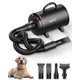 thumbnail image 1 of Secador para perros EGFKI, ventilador de alta velocidad de 5.2 HP/ 3800 W, 4 boquillas, 1 of 7