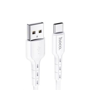Cable Hoco Du01 Novel Usb A Tipo C 1M Blanco