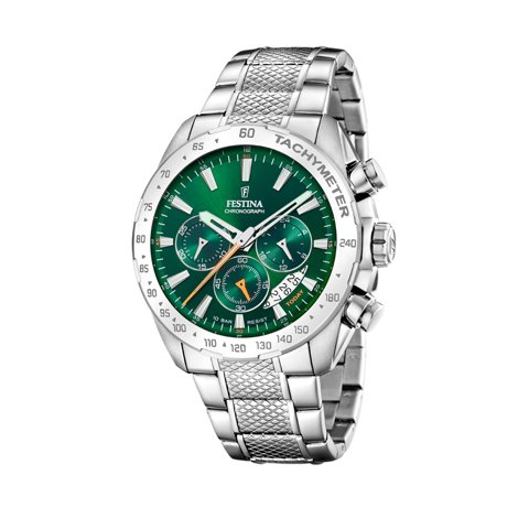 Reloj F20668/3 Festina Verde Hombre Timeless Chronograph