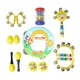 thumbnail image 5 of 13 Uds. Instrumento De Percusión Montessori Juegos De Música De Madera Para Bebés Niños Amarillo, 5 of 5