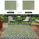 thumbnail image 3 of Alfombra Kalafun 244x305 cm Verde y Amarillo para Exterior de Plástico, 3 of 7