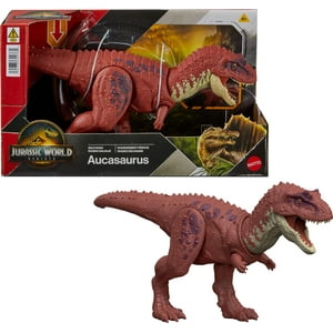 Dinosaurio De Juguete Mattel Jurassic World Rebirth Wild Roar Aucasaurus