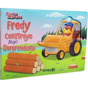 Zig-Zag - Libro Cuentos Con Relieve - Fredy Construye Algo Sorprendente / 8 Páginas De Cartón De 25X18 Cm, Con Figura Plástica En Relieve. Tapa De Cartón Troquelada.