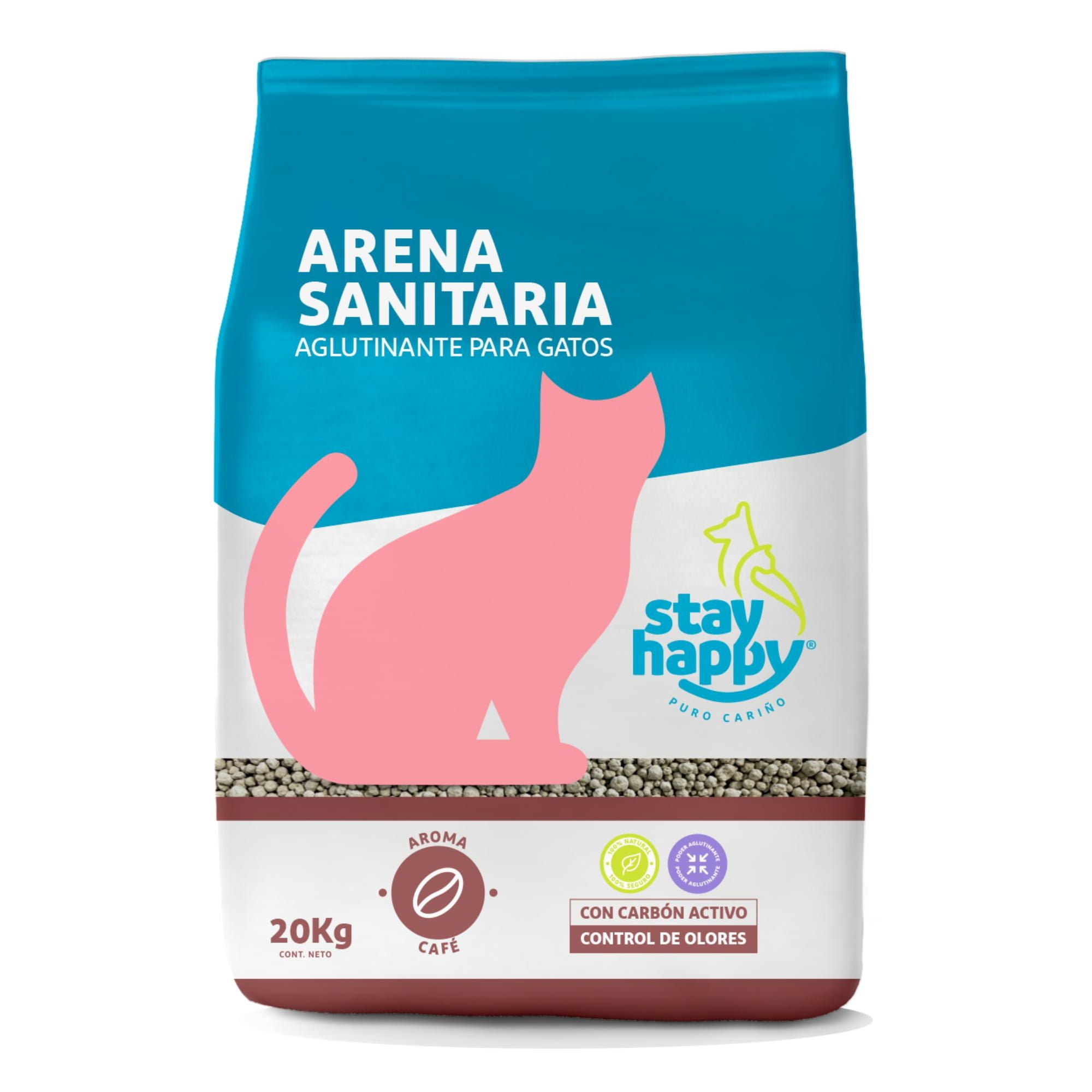 Arena Aglutinante Aroma Café 20 kg Stay Happy