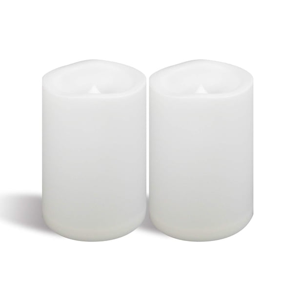 Velas LED CANDLE CHOICE 15 cm con temporizador de 6 h – Pack de 2