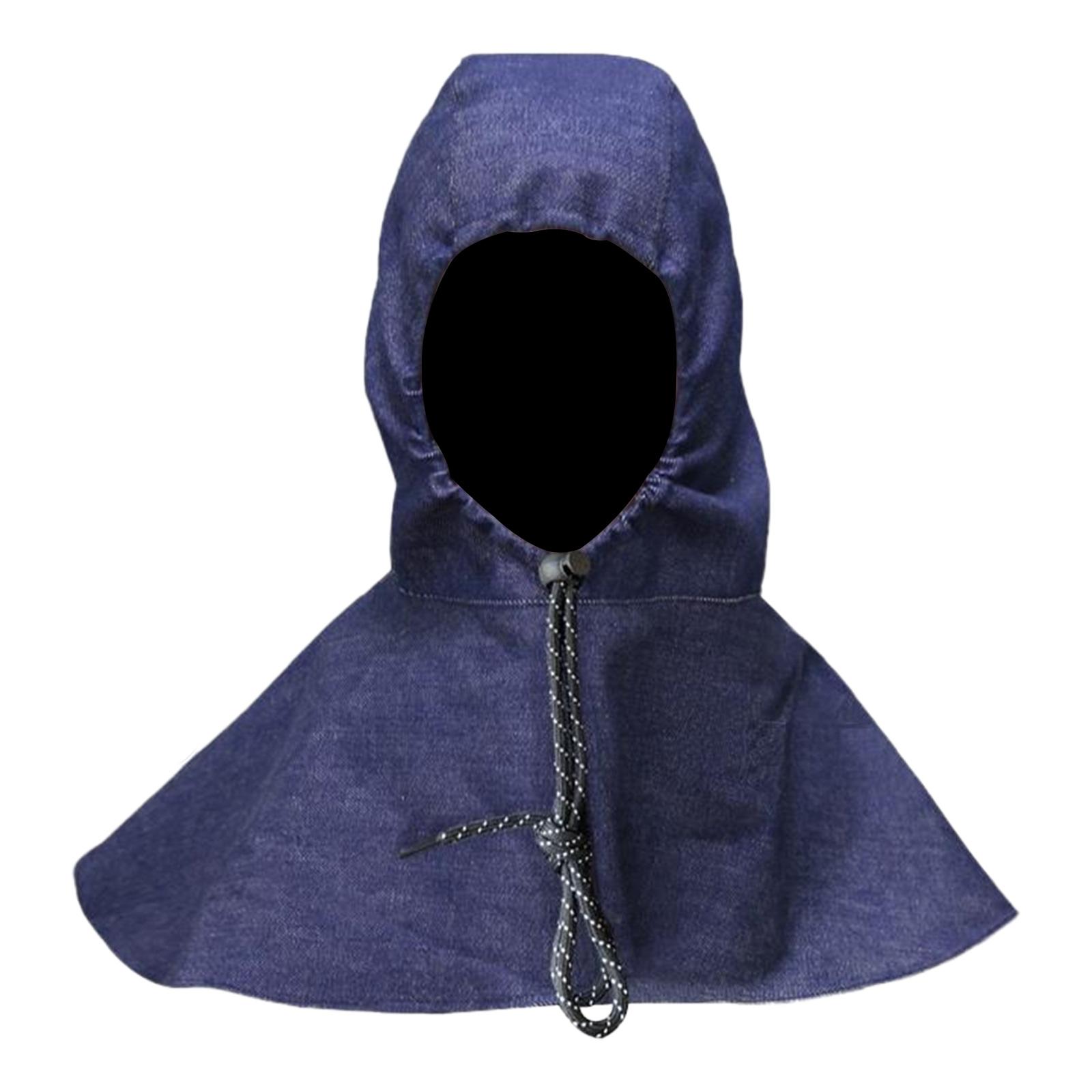 Ioensy - Capucha Protectora Para Soldar, Hebilla De Bloqueo, Protector De Cabeza Sin Ala, Chal Para Soldar, Sombrero