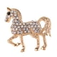 thumbnail image 3 of Broches De Ramillete De Caballo De Cristal Retro Pin De Animal Para Mujer Accesorios De Vestir, 3 of 5