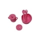thumbnail image 4 of Set Alimentacion Bebe Silicona Plato Cangrejo Rosa, 4 of 5