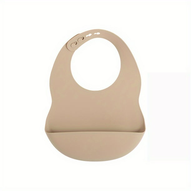 Adjustable BPA-Free Silicone Baby Bib for Mess-Free Feeding and Drooling