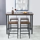 thumbnail image 1 of Pack Mesa Alta + 4 Taburetes Bar | Estilo Industrial negro, 1 of 5