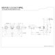 thumbnail image 2 of Grifo de baño de montaje en pared Kingston Brass Duchess, negro mate, 2 of 2