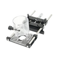 Magideal - Base De Enrutador Recortadora De Madera, Soporte De Fijación De Base Ranurada, Plantilla De Corte Ajustable De Aleación De Aluminio Para Procesamiento