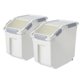 thumbnail image 1 of Recipiente de almacenamiento de alimentos HANAMYA de 15 litros para almacenamiento de arroz sin BPA, 1 of 8