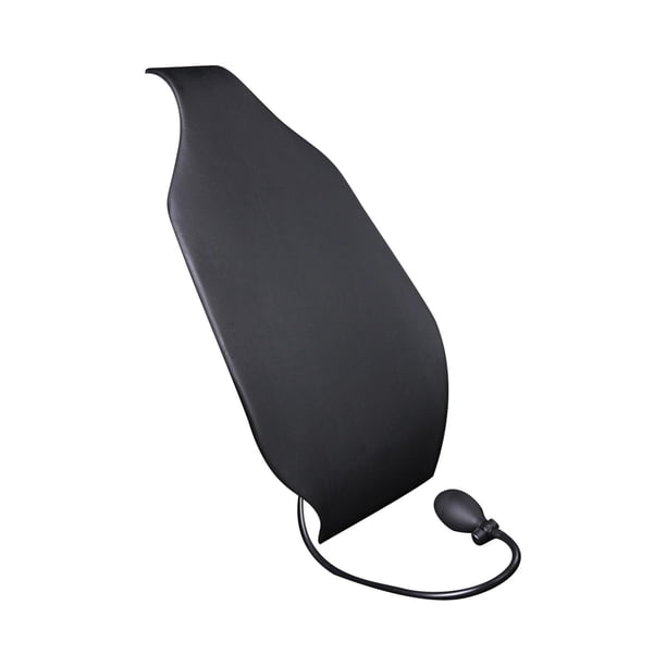 Cojín de apoyo lumbar para coche, cojín trasero, accesorios para automóviles, fácil de instalar, ajustable, resistente al desgaste, almohada de apoyo Negro
