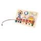 thumbnail image 1 of Tablero De Madera Montessori Para Niños, Juguete Sensorial, Regalo Del Día, Cabeza De Coche Rojo, 1 of 3