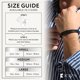 thumbnail image 4 of Pulsera RTZN de Cuero Negro Doble Trenza Talla Grande, 4 of 9