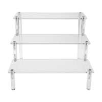 Bothyi - Exhibición De Acrílico Transparente Riser Figura Modelo Car Desktop Display Showcase 3Tier