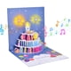 thumbnail image 2 of Tarjeta de cumpleaños FIAMR 3D Pop‑Up musical con luces LED, 2 of 7