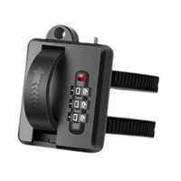 Magideal - De Seguridad Para Casco, Seguro Para Bicicleta De Montaña, De 3 Dígitos, Resistente Al Agua, Práctico Código De Combinación,