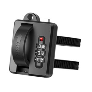 Magideal - De Seguridad Para Casco, Seguro Para Bicicleta De Montaña, De 3 Dígitos, Resistente Al Agua, Práctico Código De Combinación,