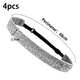 thumbnail image 2 of Diadema ancha ajustable antideslizante con purpurina brillante para mujeres, niñas y adolescentes, 2 of 5