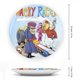 thumbnail image 2 of Plato Decorativo de Porcelana Fina Desmarcar Carreras Locas 15 cm (6"), 2 of 6
