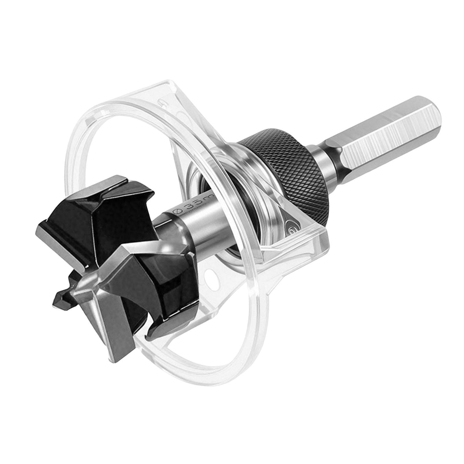 Magideal - Broca Para Carpintería, Perforadora De Puertas De 35 Mm, Herramienta Profesional Rápida Para Cortar Madera, Ideal Para Proyectos De Carpintería En La