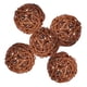 thumbnail image 3 of Orbes decorativos de la bola de mimbre de la rota de 5pcs los 7cm para el accesorio casero de la decoración del partido, 3 of 5