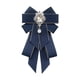 thumbnail image 3 of Broche De Lazo De Cinta, Pajarita Con Lazo, Elegante Alfiler De Corbata Para Traje, Camisas, Blusas, Azul, 3 of 5