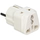 thumbnail image 2 of Adaptador de enchufe Ckitze BA-9-3P con conexión a tierra universal tipo E/F, paquete de 3, 2 of 2