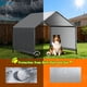 thumbnail image 3 of Refugio de sombra para perro Nidouillet, tienda exterior impermeable 4x4x1 m, 3 of 8