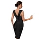 thumbnail image 3 of Vestido Ajustado Negro Talla S Mujer, 3 of 3