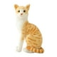 thumbnail image 1 of Encantador Animal De Peluche Cómodo Adornos Para El Hogar Gato Juguete De Peluche Para Adultos 32cm Gato Naranja, 1 of 5