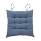 thumbnail image 5 of Cojín para Asiento, Cojín para Silla de Cocina, Cómodo Cojín Cuadrado de 40x40cm para Asiento, Cojín para El Suelo para El Hogar, Sala de Estar, Hombr Azul, 5 of 5